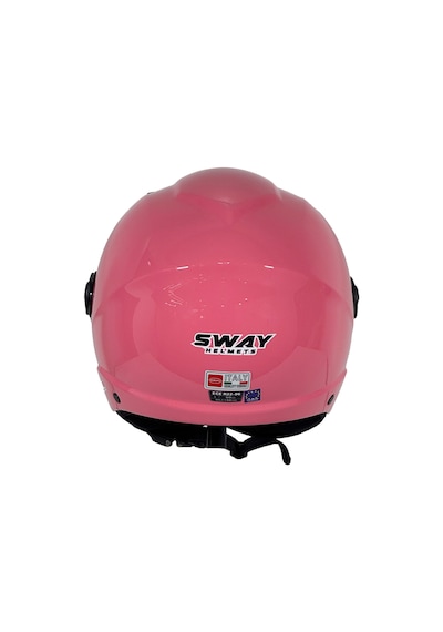 Sway 765 Gloss Pink Yarım Kask Pembe