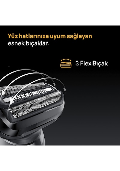 Braun Series 5 Elektrikli Tıraş Makinesi, Islak Ve Kuru, 52-b1000s 1 Saat