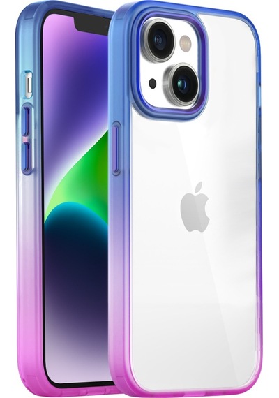 Buff Apple Uyumlu iPhone 14 Plus Air Bumper Rainbow Kilif 560957132