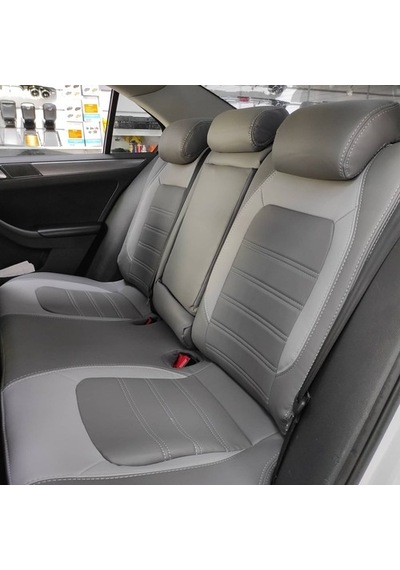 Volkswagen Jetta Highline Araca Özel Deri Oto Koltuk Kılıfı (455512259)