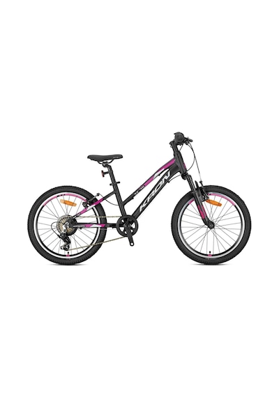 Kron Xc 75 - 24 Mtb Lady - 13' - 21 Vites -v.brake - Mat Siyah/mor-gri-mavi