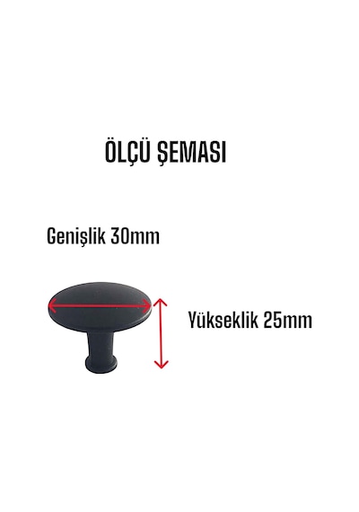 15 Adet Düz Düğme Siyah Kulp Mobilya Çekmece Dolap Kapak Kulbu Metal Kulp Aksesuarları Vidalı