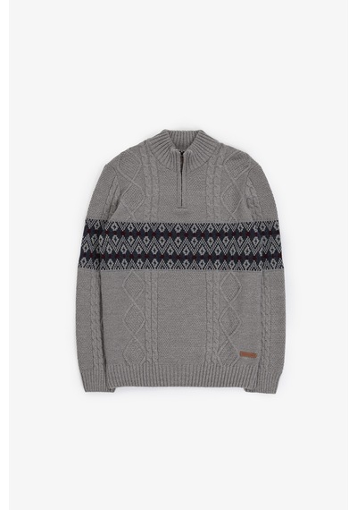 U.S. Polo Assn. U.s. Polo Assn. Erkek Gri Melanj Kazak /triko 50308325-vr086