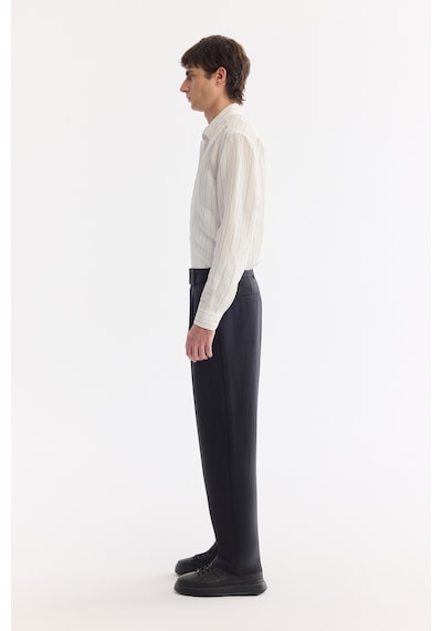 Avva Erkek Siyah Klasik Bel Nefes Alan Modal Karışımlı Soft Touch Baggy Fit Pantolon A61y3033 Avva Erkek Siyah Klasik Bel Nefes Alan Modal Karışımlı Soft Touch Baggy Fit Pantolon A61y3033
