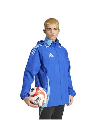 Adidas Tiro24 C Awjkt Erkek Futbol Antrenman Ceketi Ir7561 Mavi