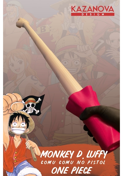 Kazanova Design Luffy Gomu Gomu No Pistol Katlanabilir Yumruk 100 Cm One Piece Anime Cosplay