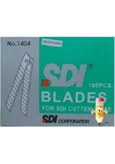 Sdı Geniş Maket Bıçağı Yedeği 1404 100 Adet