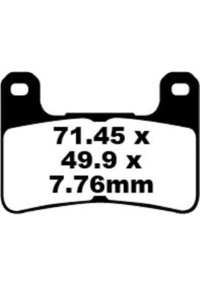 Suzuki Gsxr 1000 K5/K6 Ön Sinter Fren Balatası Fa379Hh