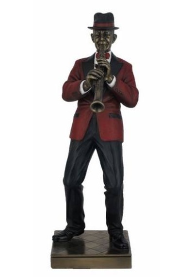 Veronese Jazz Band Erkek Klarnetçi Caz Koleksiyon Figür 31cm