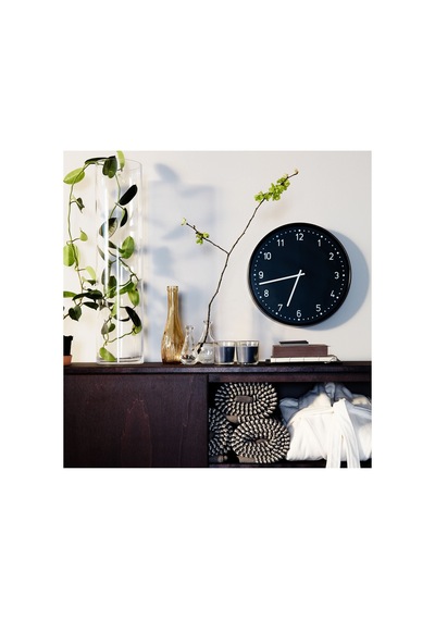 Ikea Bondıs Duvar Saati 38 X 6 Cm Siyah