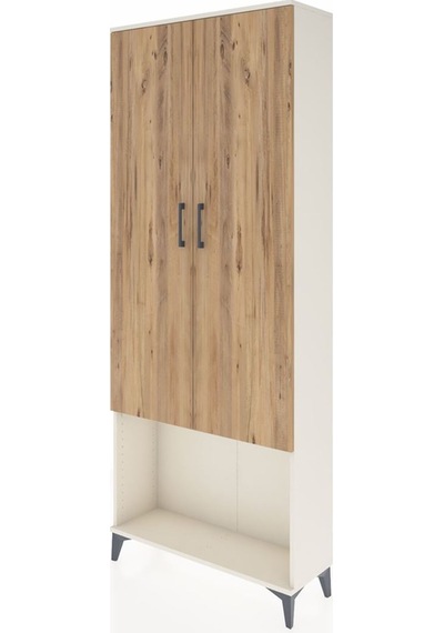 Arges Dolap 4 Raflı 2 Kapaklı 88x30x221 Aytaşı-çam Aytaşı