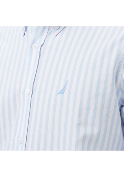 Nautica Erkek Mavi Regular Fit Çizgili Gömlekçizgiliw65541t