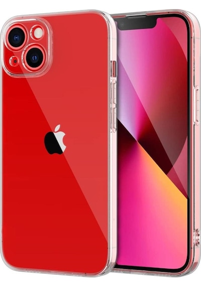 Fitcase Apple Uyumlu iPhone 13 Kilif Kamera Korumali Silikon Kapak - Seffaf 524753942