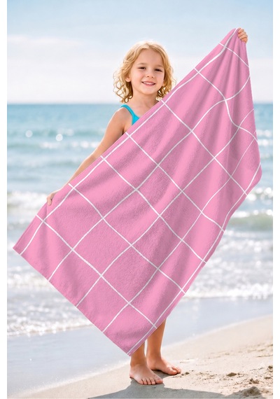Pembe Ekose Modern Plaj Havlusu-minimalist Beyaz Çizgili Havuz Deniz Hızlı Kuruyan Mikrofiber Havlu Yağmur Leylak Pembe Ekose Modern Plaj Havlusu-minimalist Beyaz Çizgili Havuz Deniz Hızlı Kuruyan Mikrofiber Havlu Yağmur Leylak
