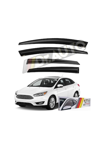 Ford Focus 3 Hb Sd 2012-2018 Arası Cam Rüzgarlığı 4lü