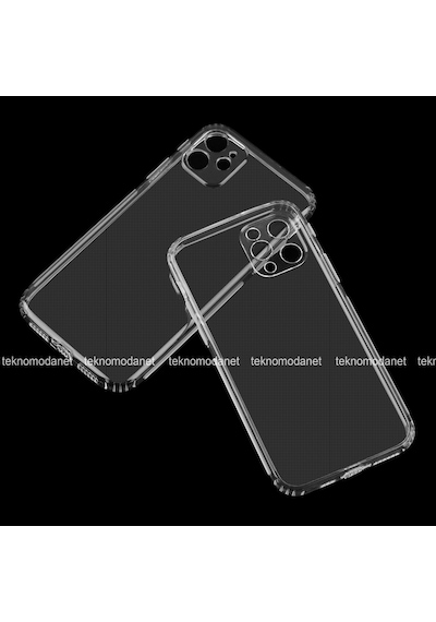 Teknomoda Apple Uyumlu iPhone 11 Seffaf Korumali (Kamera Lens Sarj Yeri) Premium Kilif 387992880