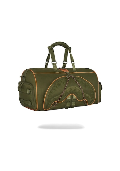 Sprayground Spec Ops Global Hawk Duffle Çanta %100 Polyester Spor Ve Seyahat Çantası Ayakkabı Bölmeli Yeşil