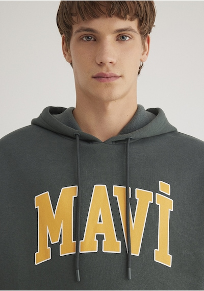 Mavi - Mavi Logo Baskılı Kapüşonlu Yeşil Sweatshirt 067149-71598 Yeşil Mavi - Mavi Logo Baskılı Kapüşonlu Yeşil Sweatshirt 067149-71598 Yeşil