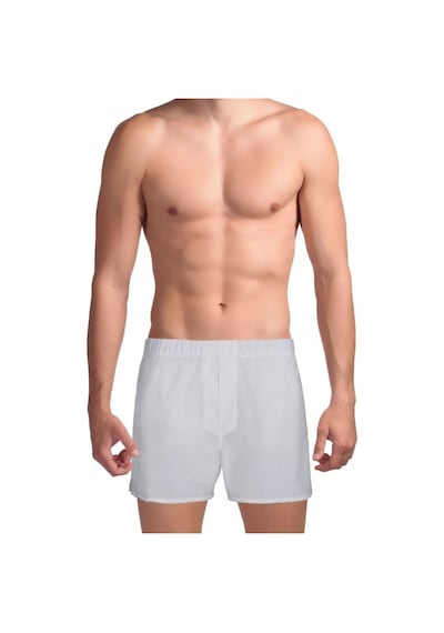 The Don Beyaz Exclusive Yırtmaçlı Erkek Boxer
