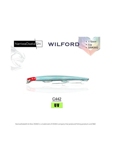 Nanıwaosakashı Wılford 175mm 32g Sınkıng C442