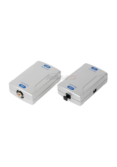 Coaxial In - Optical Out Dijital Ses Çevirici - Gri