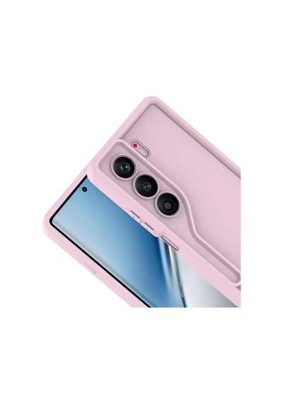 Tecno Camon 40 4g Kılıf Kamera Korumalı Kalın Silikon Üstün Koruma Novatech Pembe