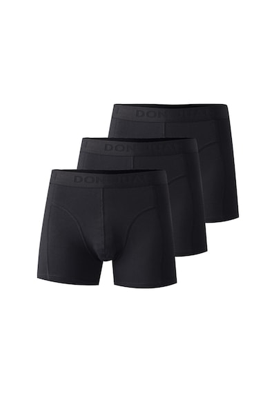 Josejuan 3'Lü Erkek Boxer Koton Likralı Bel Yazılı Lastik 1003 - S Gri Melanj - Bordo - Indigo