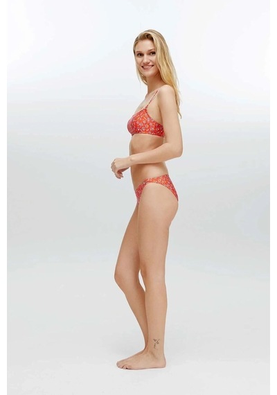 U.S. Polo Assn. Kadın Turuncu Bikini Takım Turuncu