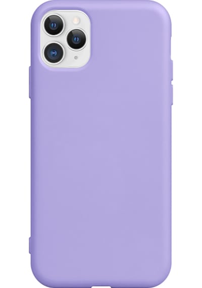 Apple Uyumlu iPhone 11 Pro Max Kılıf Nano Lansman Silikon Arka Kapak Açık Lila