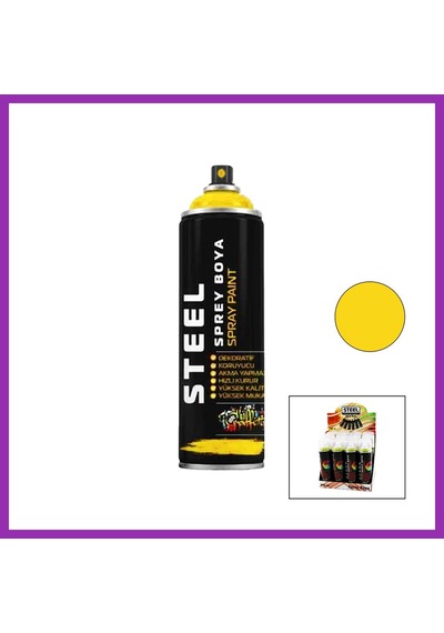 Bezos Sarı Metal Sprey Boya 200 Ml Bty