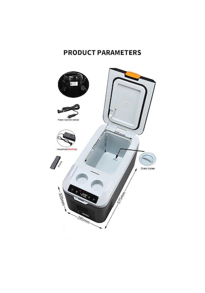 Icepeak Rega Kompresörlü Buzluk 28 Litre Siyah