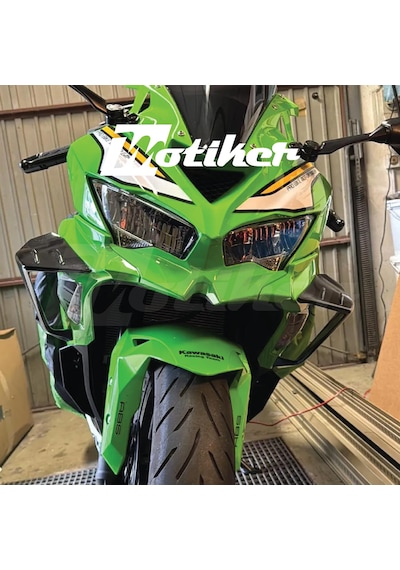 Kawasaki Zx-4rr Ön Kafa 3d Kanat Tasarımı