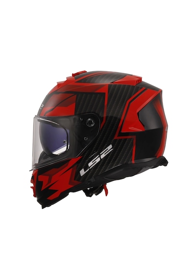 Ls2 Storm 2 Tracker Kask Kırmızı - Siyah