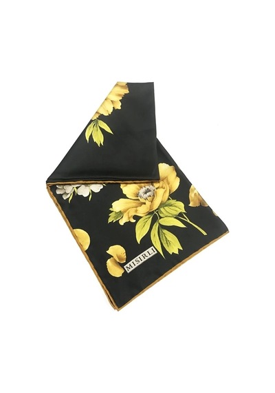 Yenisinial Mısırlı Polyester Eşarp Desen 10 Hardal