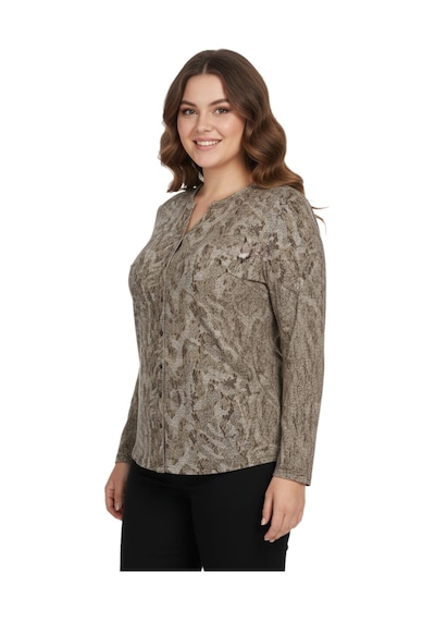 Wearon Kadın Yumoş Düğmeli Modelli Bluz Bgl-st05133 Bej