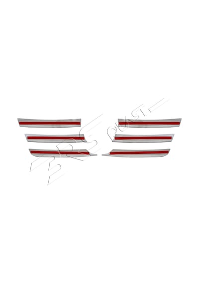 Mercedes Sprinter W903 2003-2006 Krom Ön Panjur 6 Parça Paslanmaz Çelik