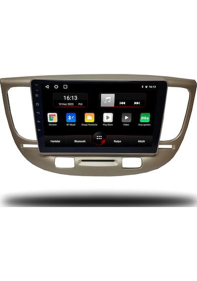 Aln Kia Rio 2004-2007 4gb Ram 64gb Hafıza 8 Çekirdek Carplay Android Multimedya 9"