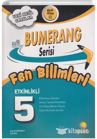 5. Sınıf Fen Bilimleri Etkinlikli Bumerang Serisi Günay Yayınları