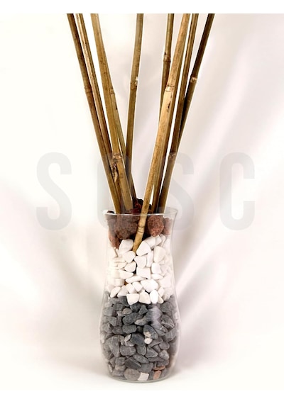 120 Cm Doğal Bambu Bitki Destek Çubuğu 10 Adet 5-10 Mm Standart