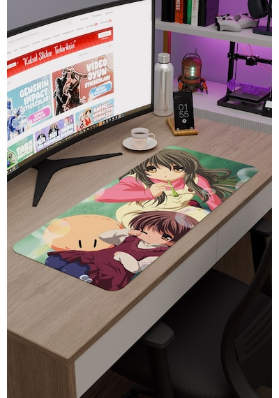 Clannad After Story Anime V2 - 70x30 Xl Gaming Kauçuk Kaymaz Taban Mouse Pad Fare Altlığı