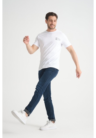Shooter Sportwear Shooter Erkek Pamuklu T-shirt Premium Kalite Minimal Tasarım Regular Kalıp Beyaz Shooter Sportwear Shooter Erkek Pamuklu T-shirt Premium Kalite Minimal Tasarım Regular Kalıp Beyaz