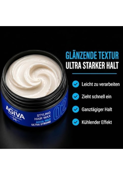 Wax 155ml 02 Ultra Strong Mavi