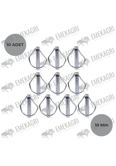 Yaylı Pim 10 Mm 10 Adet