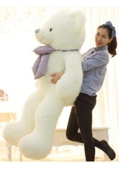 % 100 Yerli - Sevgiliye Özel Hediye - 150 Cm Papyonlu Peluş Ayı-dev Boy 001