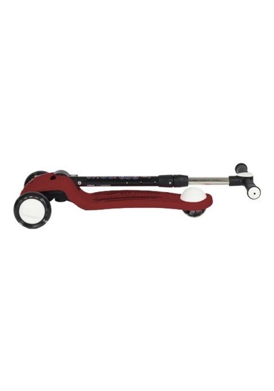 3+ Yaş Pro Scooter Bordo Işıklı 50 Kg Taşıma Kapasiteli Bordo