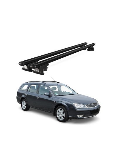 Venüs Ford Mondeo Statio Wagon Mkııı 2001-2007 Uyumlu Siyah Ara Atkı Port Bagaj Tavan Barı