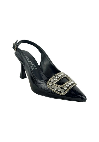 Matzeliger Mzg1160 Siyah Kadın Kalem Topuklu Stiletto