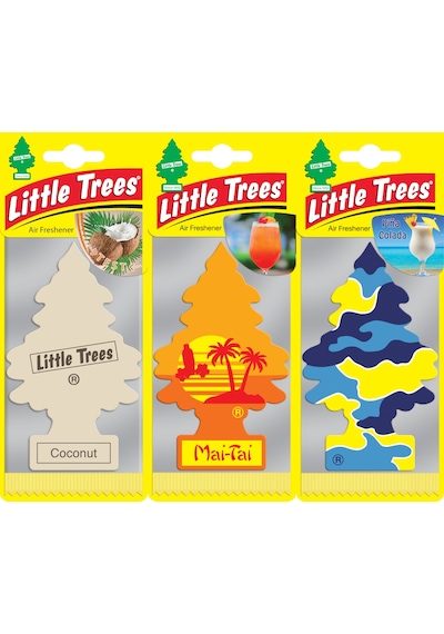 Car Freshner Asma Koku 3'lü Hindistan, Kokteyl, Pina Karışık Set