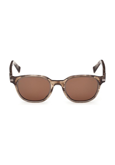 Zegna Ez0285 50e Erkek Güneş Gözlüğü Kahverengi