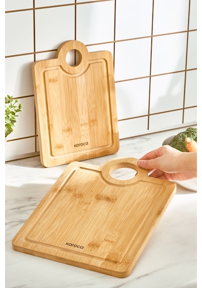 Karaca  Alis Bamboo 2'li Pro Kesme Tahtası